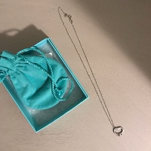 Tiffany & Co. Open Heart Necklace